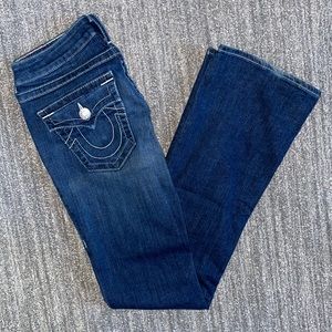 True Religion Becky Bootcut Jeans, Size 28